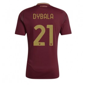 AS Roma Paulo Dybala #21 Hjemme skjorte 2024-25 Kortermet